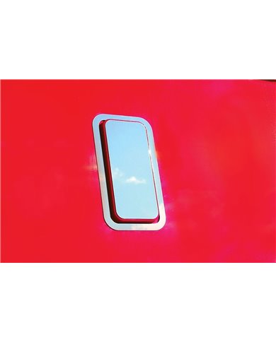 (CARD) STAINLESS KENWORTH T700 BUNK VENT COVER TRIM KIT (CARD) STAINLESS KENWORTH T700 BUNK VENT COVER TRIM KIT