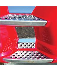 (BOX) STAINLESS 2007+ KENWORTH T660, T680, T700 BACK LOWER STEP KICK PLATE