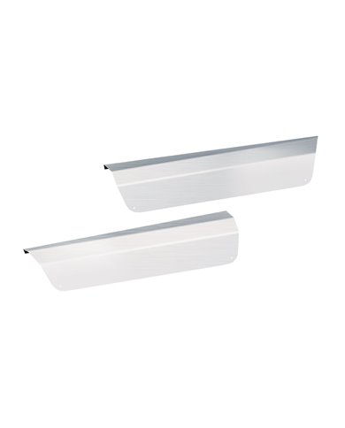 (BOX) STAINLESS 2007-09 KENWORTH T660 FRONT UPPER STEP KICK PLATE (BOX) STAINLESS 2007-09 KENWORTH T660 FRONT UPPER STEP KICK PLATE