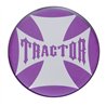 UP23222-2P-"Tractor" Maltese Cross Air Valve Knob Candy Color Sticker - Candy Purple