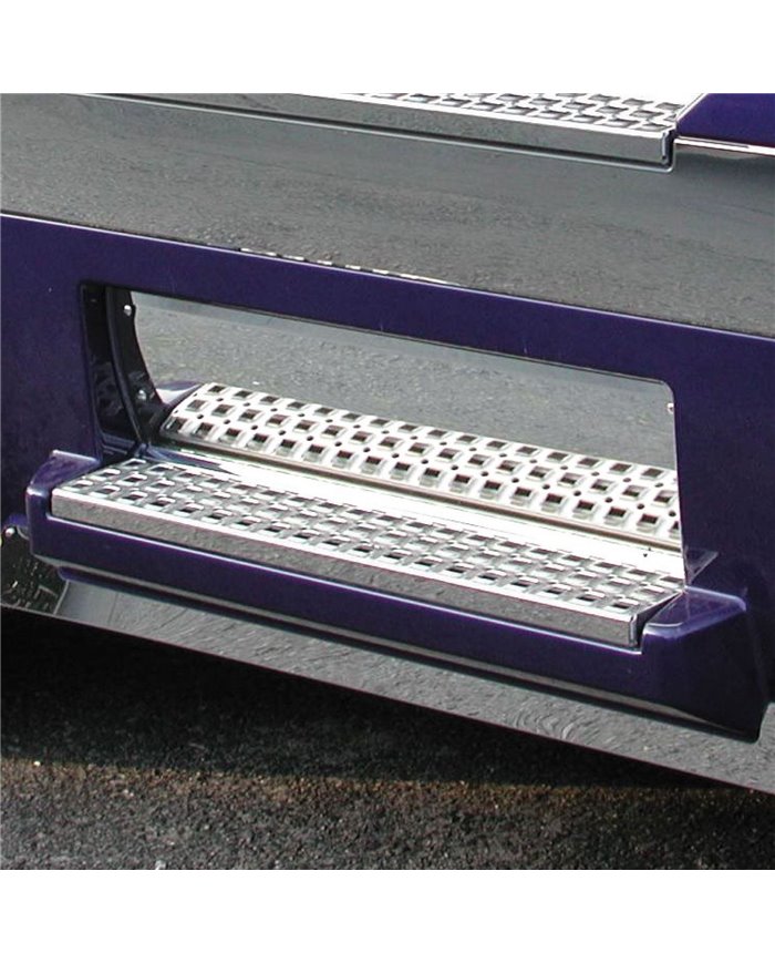 (CARD) STAINLESS 2003-2005 VOLVO VN FRONT LOWER STEP KICK PLATE