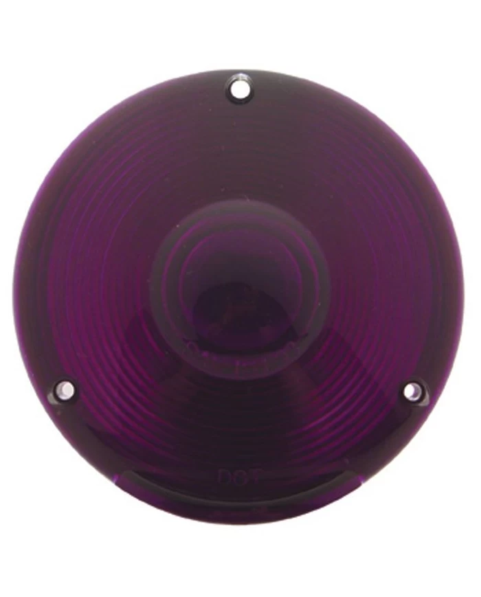 (BULK) PLASTIC TURN SIGNAL LENS - PURPLE