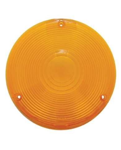 (BULK) PLASTIC TURN SIGNAL LENS - AMBER (BULK) PLASTIC TURN SIGNAL LENS - AMBER