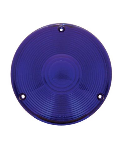 (BULK) PLASTIC TURN SIGNAL LENS - BLUE (BULK) PLASTIC TURN SIGNAL LENS - BLUE