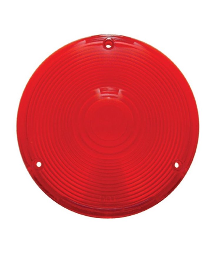 (BULK) PLASTIC TURN SIGNAL LENS - RED