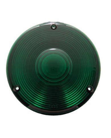 (BULK) PLASTIC TURN SIGNAL LENS - GREEN (BULK) PLASTIC TURN SIGNAL LENS - GREEN