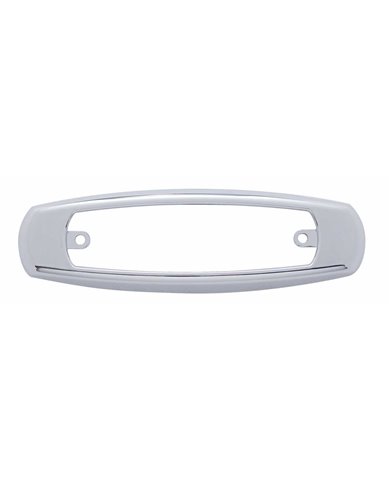 (CARD) CHROME STEEL OEM PETERBILT SIDE CLEARANCE/MARKER LIGHT BEZEL (CARD) CHROME STEEL OEM PETERBILT SIDE CLEARANCE/MARKER LIGHT BEZEL