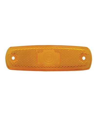 (BULK) RECTANGULAR PETERBILT MARKER/MARKER LIGHT LENS - AMBER (BULK) RECTANGULAR PETERBILT MARKER/MARKER LIGHT LENS - AMBER