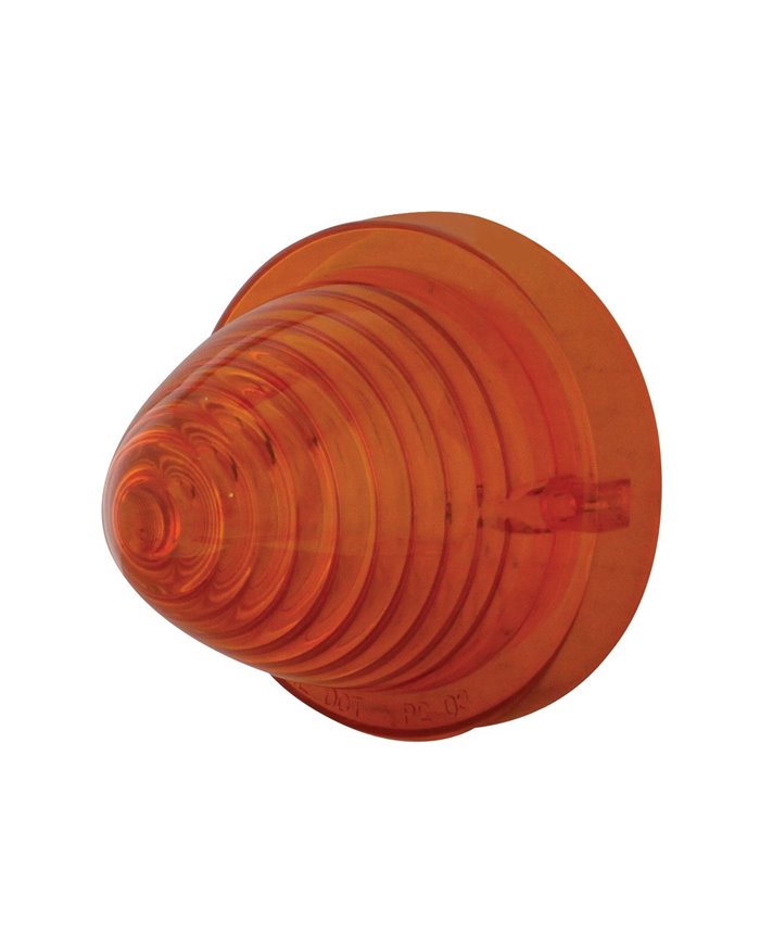 (BULK) TORPEDO CAB LIGHT LENS - AMBER (BULK) TORPEDO CAB LIGHT LENS - AMBER