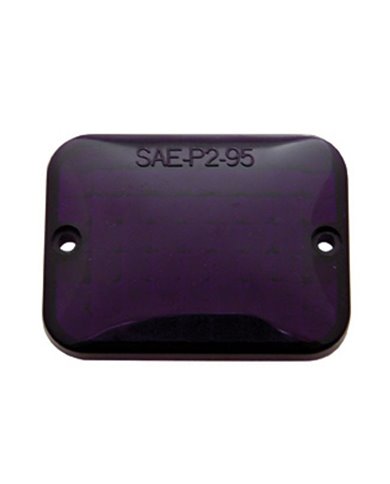 (BULK) MEDIUM/LARGE RECTANGULAR LIGHT LENS - PURPLE (BULK) MEDIUM/LARGE RECTANGULAR LIGHT LENS - PURPLE