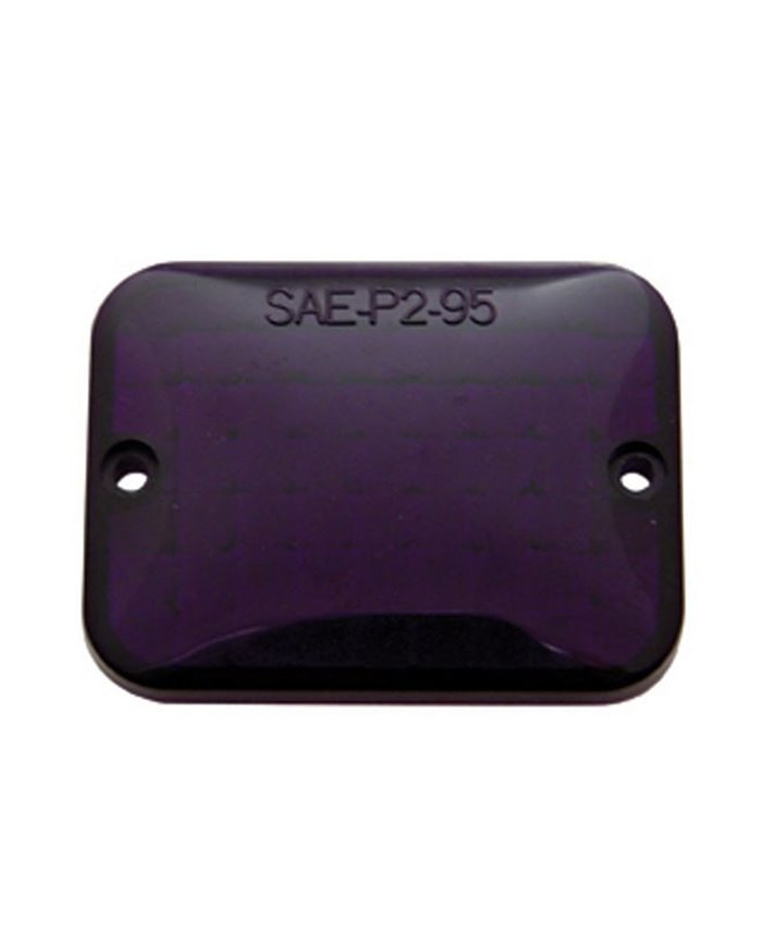 (BULK) MEDIUM/LARGE RECTANGULAR LIGHT LENS - PURPLE