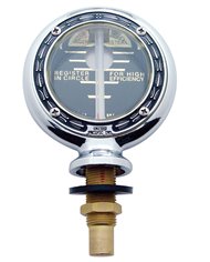 (BULK) CHROME ALUMINUM MOTOMETER BOYCE