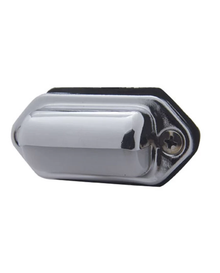 (BULK) OBLONG LICENSE LIGHT W/ CHROME HOUSING