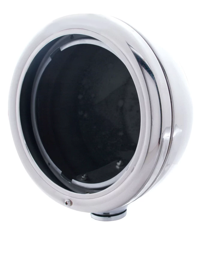 (BOX) CHROME PETERBILT "CLASSIC" HEADLIGHT W/O SIGNAL LIGHT