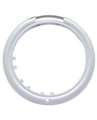 (BULK) STAINLESS STEEL PETERBILT "CLASSIC" HEADLIGHT BEZEL W/ TURN SIGNAL CUTOUT