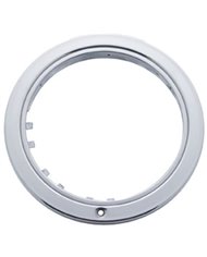 (CARD) STAINLESS STEEL "BULLET" PETERBILT HEADLIGHT W/O TURN SIGNAL LIGHT CUTOUT