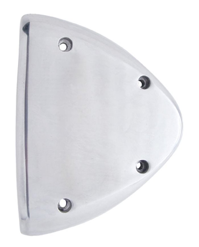 (2/BULK) POLISHED ALUMINUM HEADLIGHT TURN SIGNAL COVER