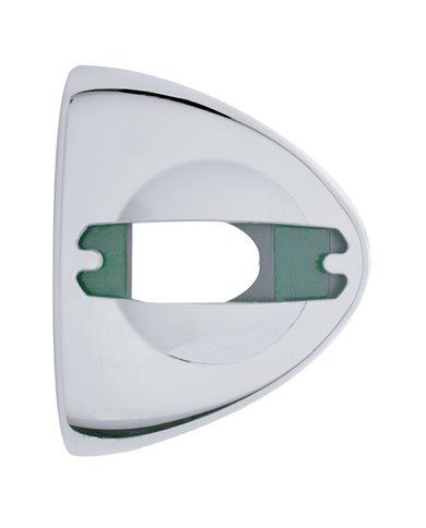 (BULK) CHROME PLASTIC HEADLIGHT TURN SIGNAL COVER W/ RECTANGULAR LIGHT CUTOUT (BULK) CHROME PLASTIC HEADLIGHT TURN SIGNAL COVER W/ RECTANGULAR LIGHT CUTOUT