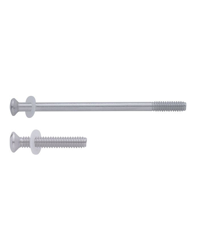 (2/BULK) STAINLESS STEEL 1 LONG & 1 SHORT BUS LIGHT MOUNTING SCREWS