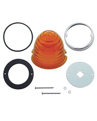 (BULK) TWIST IN CAB LIGHT CONVERSION KIT W/ BEEHIVE GLASS LENS - AMBER (BULK) TWIST IN CAB LIGHT CONVERSION KIT W/ BEEHIVE GLASS LENS - AMBER