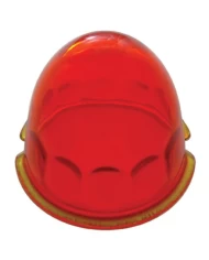 (BULK) ORIGINAL GLASS CAB LIGHT LENS - DARK AMBER (BULK) ORIGINAL GLASS CAB LIGHT LENS - DARK AMBER