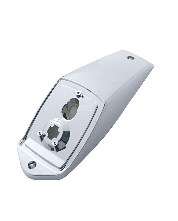 (BULK) CHROME PLASTIC LARGE RECTANGULAR CAB LIGHT HOUSING (BULK) CHROME PLASTIC LARGE RECTANGULAR CAB LIGHT HOUSING