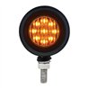 UP30927-SS 2" Double Face Light With 9 LED 2" Lights & Grommets - Amber & Red LED/Amber & Red Lens