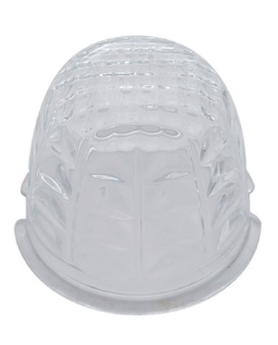 (BULK) CRYSTAL GLASS CAB LIGHT LENS - CLEAR (BULK) CRYSTAL GLASS CAB LIGHT LENS - CLEAR