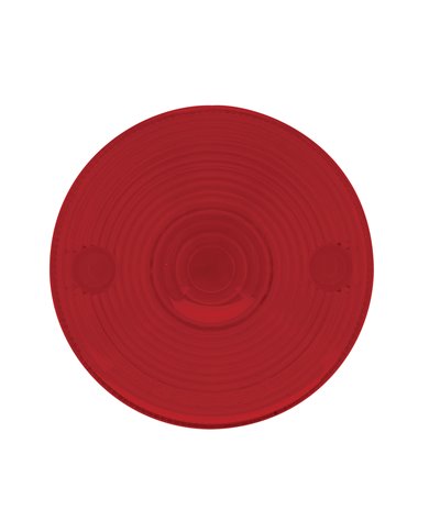 (BULK) PLASTIC 3" HONDA LIGHT LENS - RED (BULK) PLASTIC 3" HONDA LIGHT LENS - RED