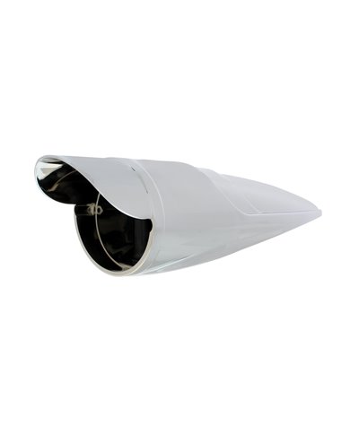 (BULK) CHROME PLASTIC GRAKON 1000 STYLE LED CAB LIGHT HOUSING W/ VISOR (BULK) CHROME PLASTIC GRAKON 1000 STYLE LED CAB LIGHT HOUSING W/ VISOR
