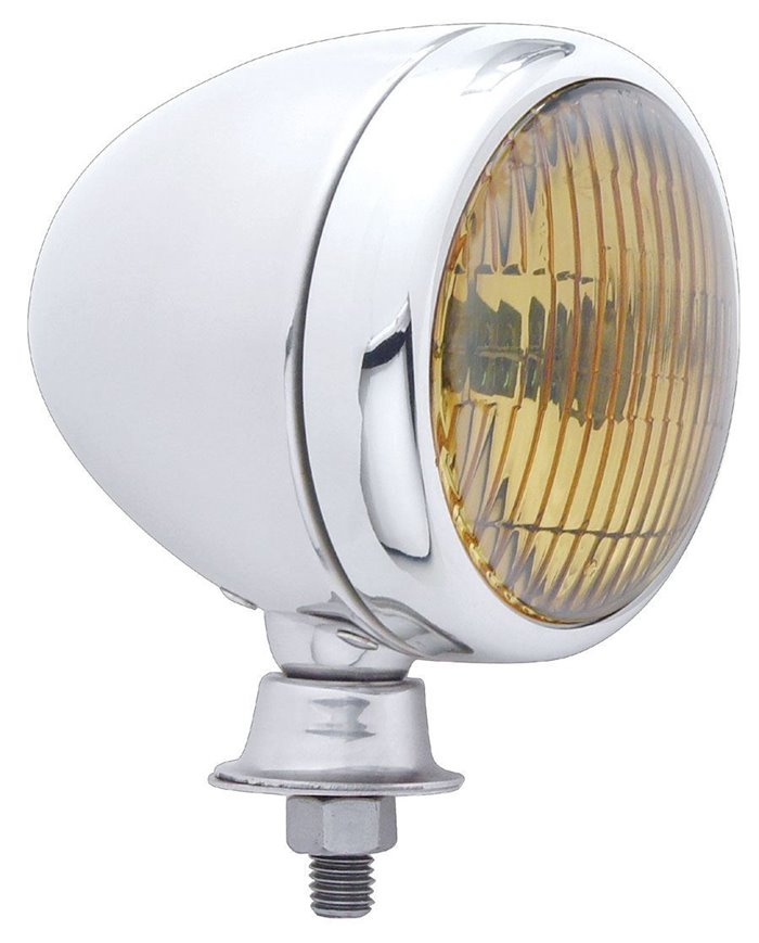 CHROME TEAR DROP SPOT LIGHT - AMBER (7000CP)