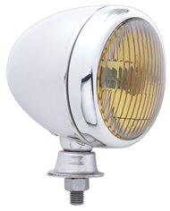 CHROME TEAR DROP SPOT LIGHT - AMBER (7000CP)