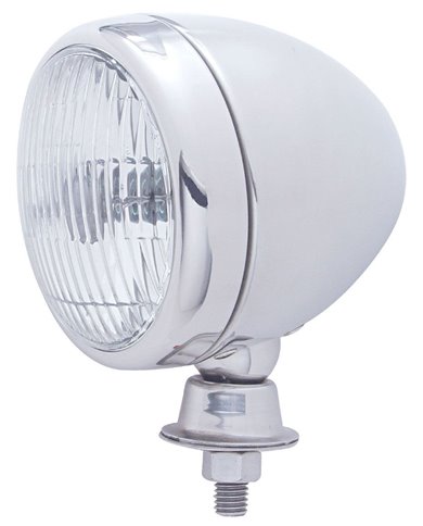 (BOX) CHROME TEARDROP SPOT LIGHT -CLEAR (BOX) CHROME TEARDROP SPOT LIGHT -CLEAR
