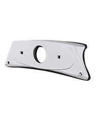 (BULK) CHROME RECTANGULAR FENDER LIGHT BRACKET