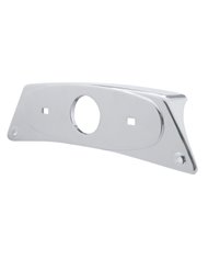 (BULK) CHROME RECTANGULAR FENDER LIGHT BRACKET ONLY