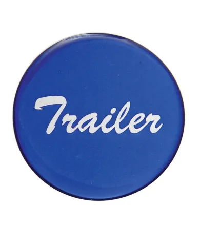 UP23229-1B-"Trailer" Glossy Air Valve Knob Candy Color Sticker - Indigo Blue