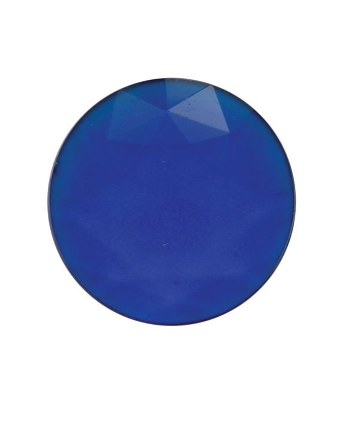 (BULK) PLASTIC DOME LIGHT JEWEL - BLUE