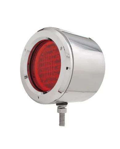UP30966-Stainless 4" Double Face Light With 4" Lights & Grommets