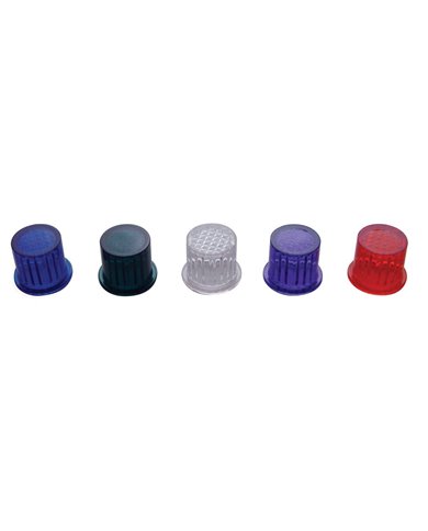 (5/CARD) DASH LIGHT LENS - ASSORTED COLOR (5/CARD) DASH LIGHT LENS - ASSORTED COLOR