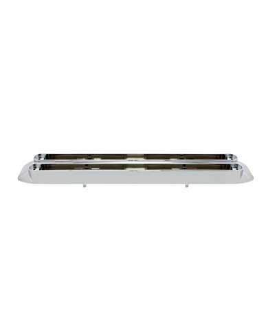 (BULK) CHROME PLASTIC 12" LIGHT BAR HOUSING X 2 (BULK) CHROME PLASTIC 12" LIGHT BAR HOUSING X 2