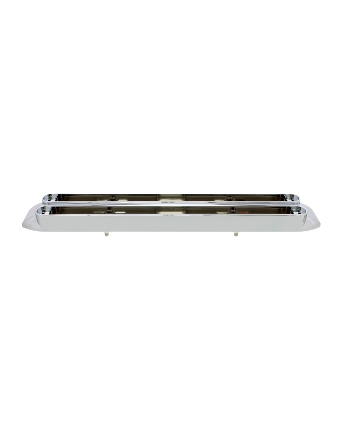 (BULK) CHROME PLASTIC 12" LIGHT BAR HOUSING X 2 (BULK) CHROME PLASTIC 12" LIGHT BAR HOUSING X 2