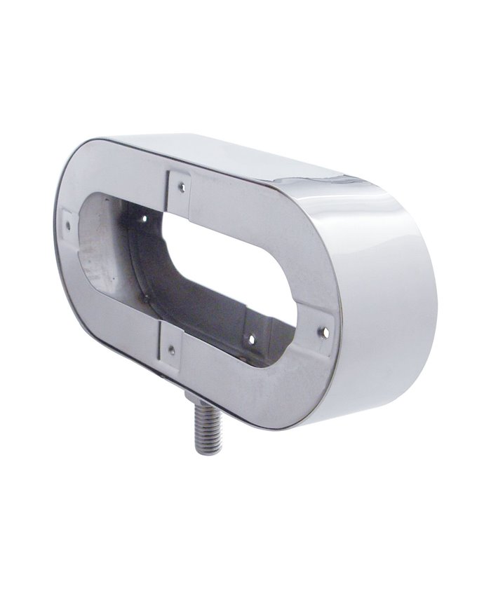 (BULK) STAINLESS STEEL OVAL DOUBLE FACE LIGHT HOUSING