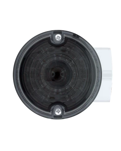 (BOX) 21 RED LED 3 1/4 ROUND HARLEY SIGNAL LIGHT WITH HOUSING - SMOKE LENS - 1156 PLUG (BOX) 21 RED LED 3 1/4 ROUND HARLEY SIGNAL LIGHT WITH HOUSING - SMOKE LENS - 1156 PLUG