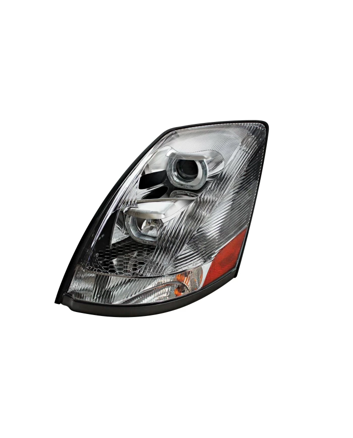 (BOX) CHROME VOLVO VN / VNL 2004+ PROJECTION HEADLIGHT - DRIVER (BOX) CHROME VOLVO VN / VNL 2004+ PROJECTION HEADLIGHT - DRIVER