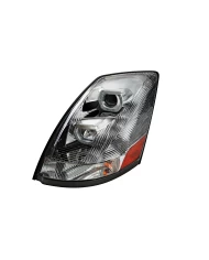 (BOX) CHROME VOLVO VN / VNL 2004+ PROJECTION HEADLIGHT - DRIVER (BOX) CHROME VOLVO VN / VNL 2004+ PROJECTION HEADLIGHT - DRIVER