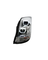 (BOX) CHROME VOLVO VN / VNL 2004+ PROJECTION HEADLIGHT - DRIVER (BOX) CHROME VOLVO VN / VNL 2004+ PROJECTION HEADLIGHT - DRIVER