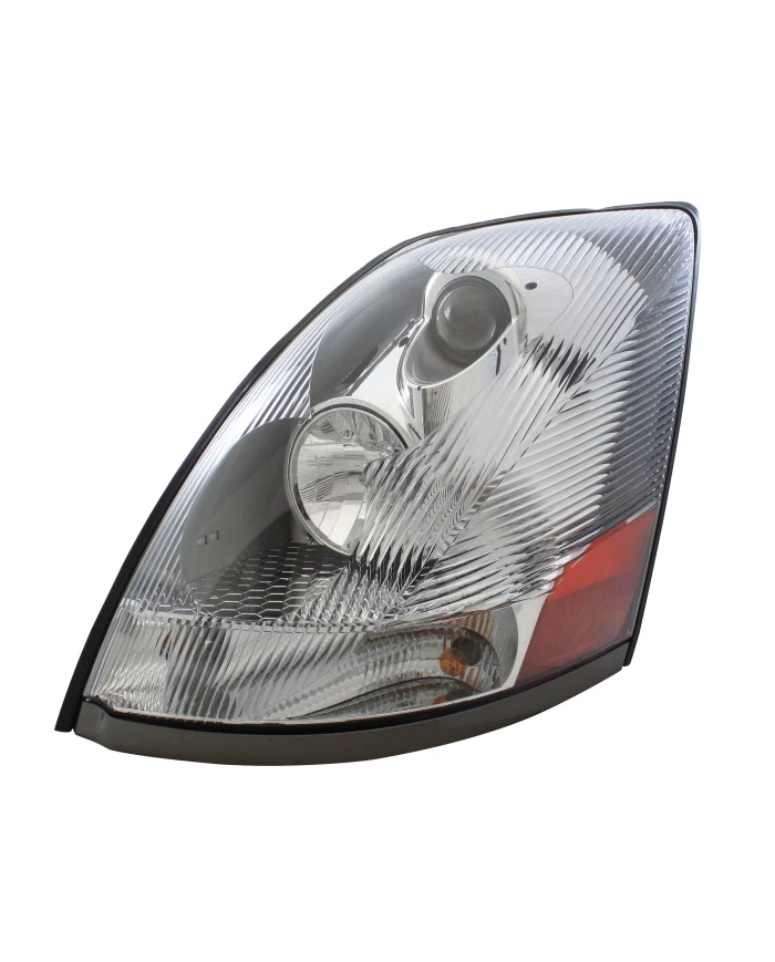 (CBOX) CHROME HEADLIGHT MADE FOR 2004+ VOLVO VN - DRIVER (CBOX) CHROME HEADLIGHT MADE FOR 2004+ VOLVO VN - DRIVER