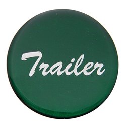 UP23229-1G-"Trailer" Glossy Air Valve Knob Candy Color Sticker - Emerald Green