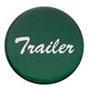 UP23229-1G-"Trailer" Glossy Air Valve Knob Candy Color Sticker - Emerald Green