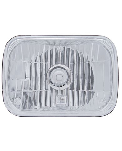 (BOX) 200mm CRYSTAL RECTANGULAR HEADLIGHT - H4 (BOX) 200mm CRYSTAL RECTANGULAR HEADLIGHT - H4